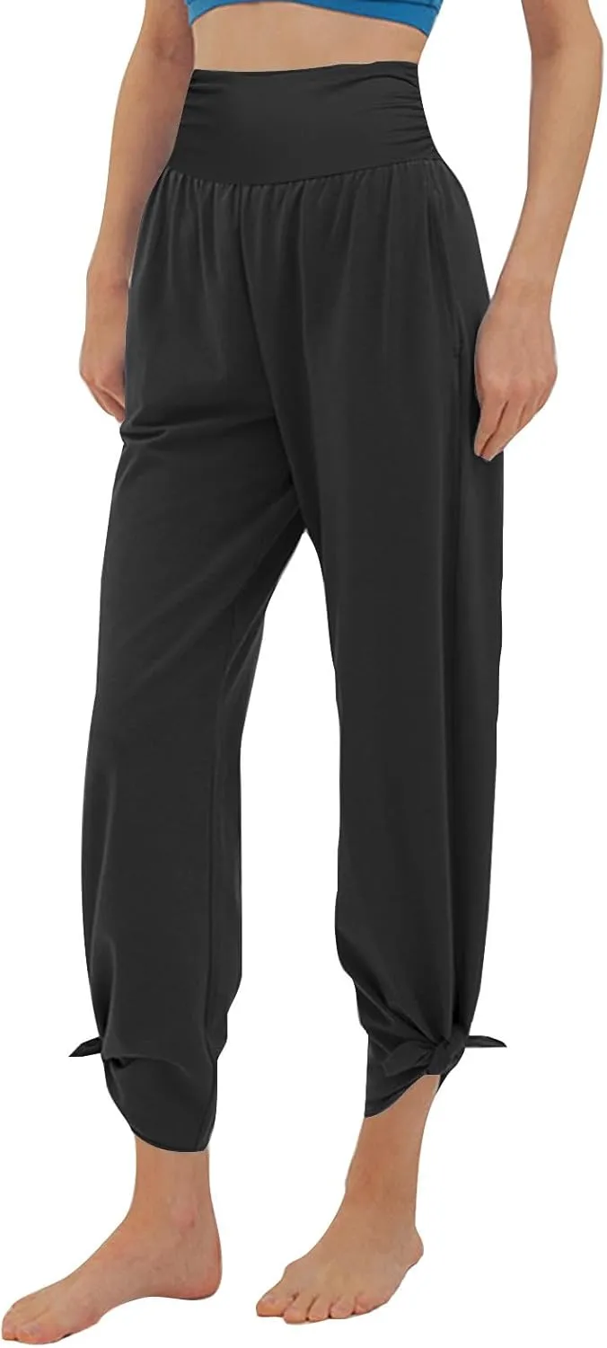 Juniors High Cut Flare Wide Leg Trousers Pants Trousers Pants for Women Track Athletic Yoga Trousers Pants