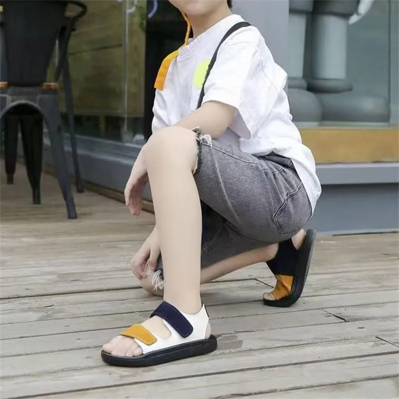 Kids Boy Open Toe Breathable Summer Sandals for Outdoor Beach Walking Aqua Water Sport