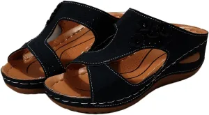 Ladmiple Womens Sandals Comfortable Walking Dressy Orthotic Flips Flops Plantar Fasciitis Arch Support Orthopedic Slippers