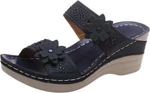 Ladmiple Womens Sandals With Arch Support Walking Comfortable Orthopedic Flip Flops Dressy Orthotic Slides Summer Shoes 2024