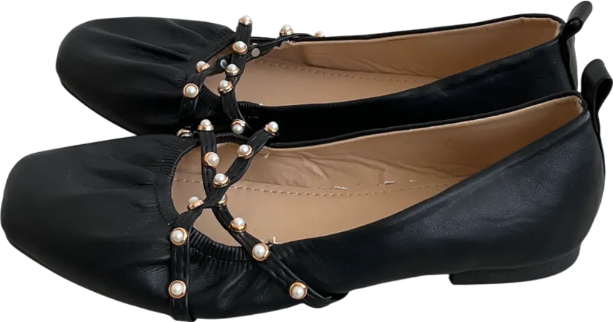Malien Black Pearl Detail Pumps UK 4 EU 37 