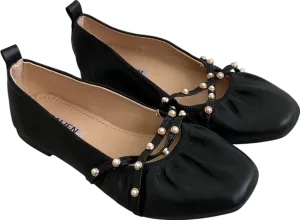 Malien Black Pearl Detail Pumps UK 4 EU 37 
