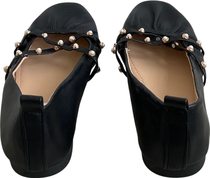 Malien Black Pearl Detail Pumps UK 4 EU 37 