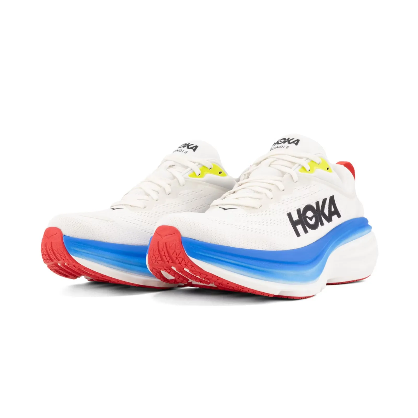 MEN'S HOKA BONDI 8 | BLANC DE BLANC / VIRTUAL BLUE