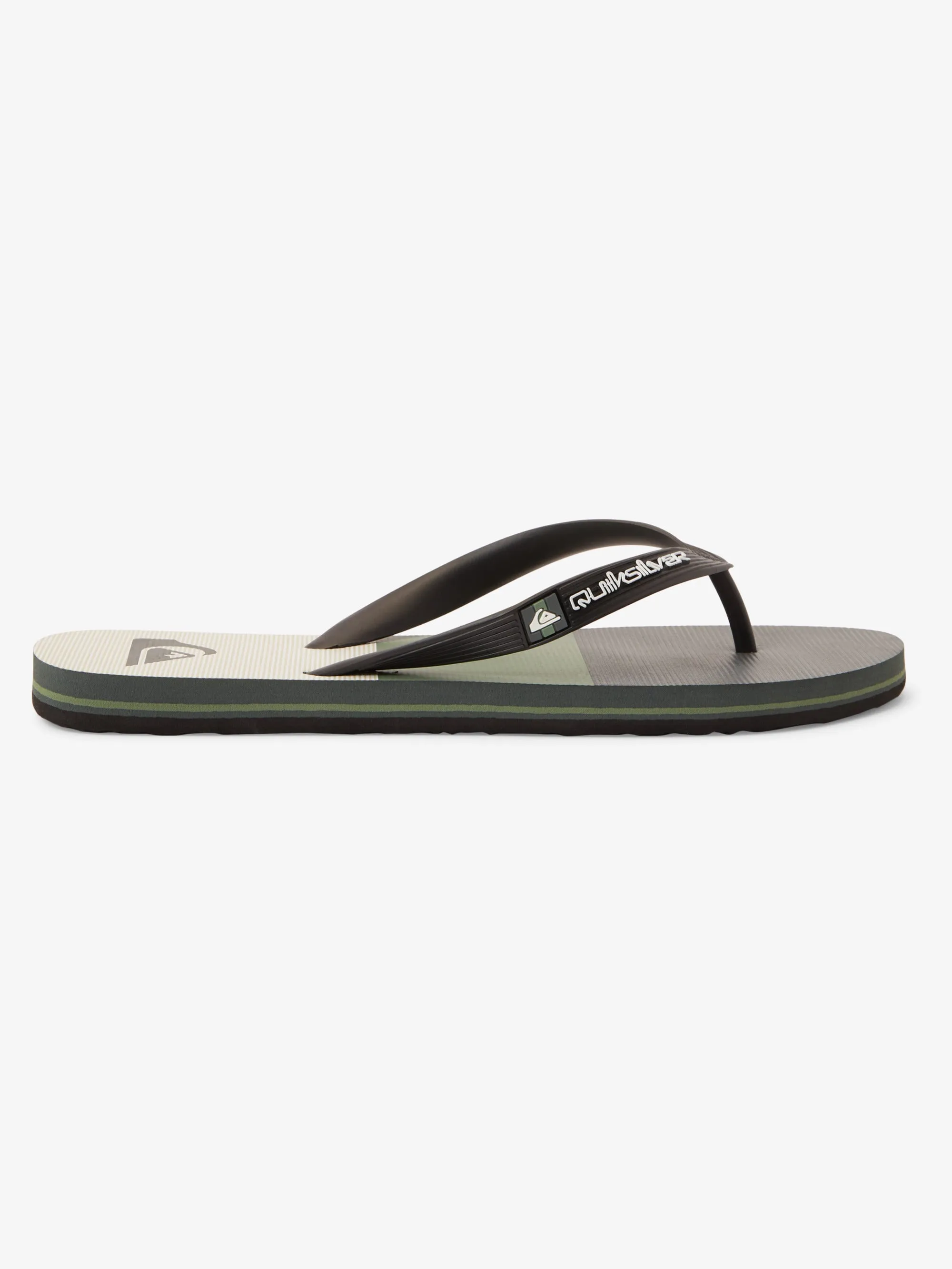 Mens Molokai Stripe Beach Flip Flops