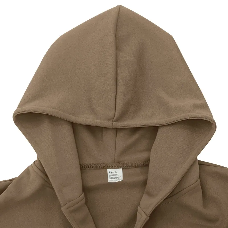 Narviky - Dubbel Geknoopte Heren Mantel - Casual Slim Fit Jas met Capuchon