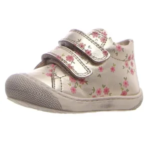 Naturino Girl's Cocoon Vl Little Roses Sneakers - Platinum