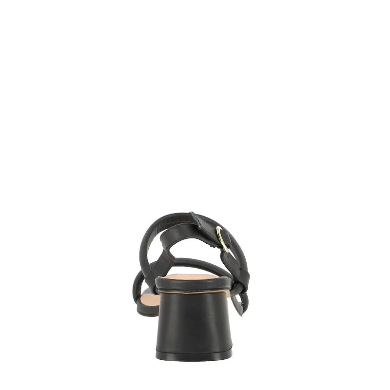 Nude Lacee Black Heeled Sandal