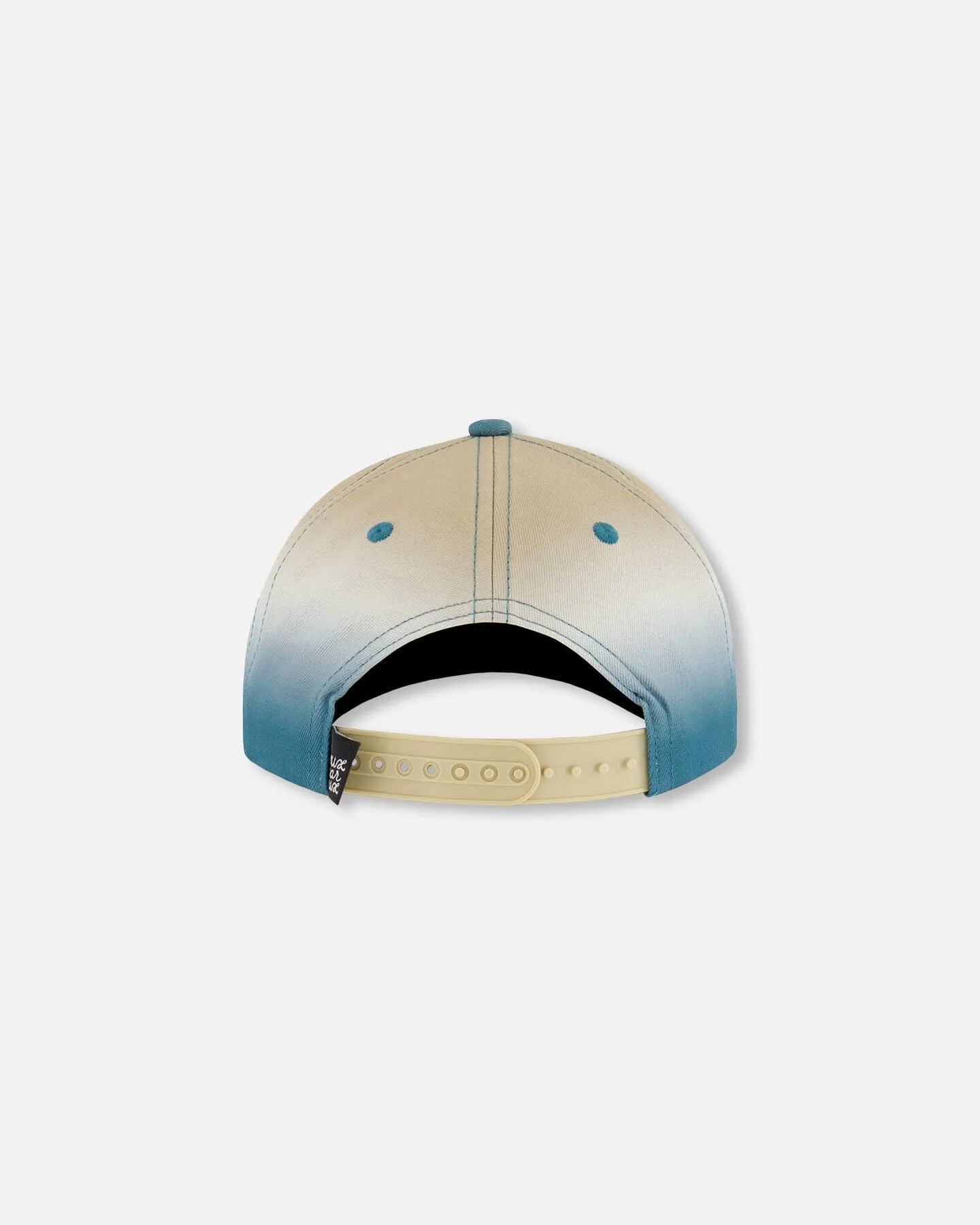 Printed Cap Bluish Gray And Beige