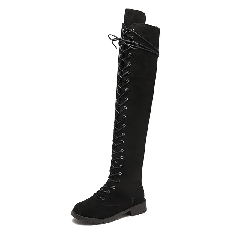 Rider Chic Suede Over-Knee Boots by The Nevermore