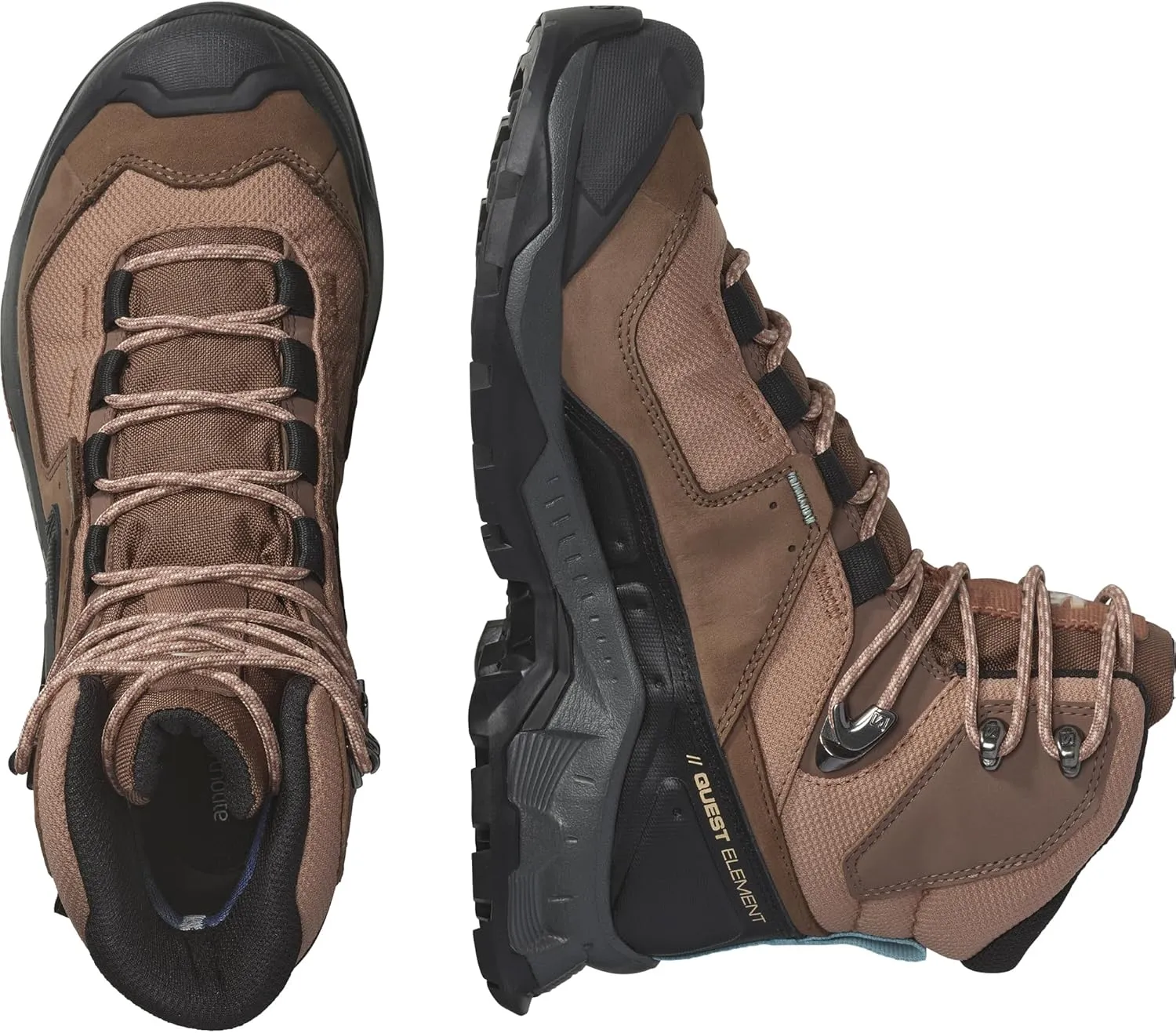 Salomon Women??s Quest Element Gore-Tex, Waterproof Neutral Leather Hiking Boots