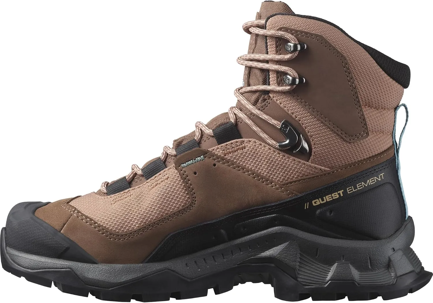 Salomon Women??s Quest Element Gore-Tex, Waterproof Neutral Leather Hiking Boots