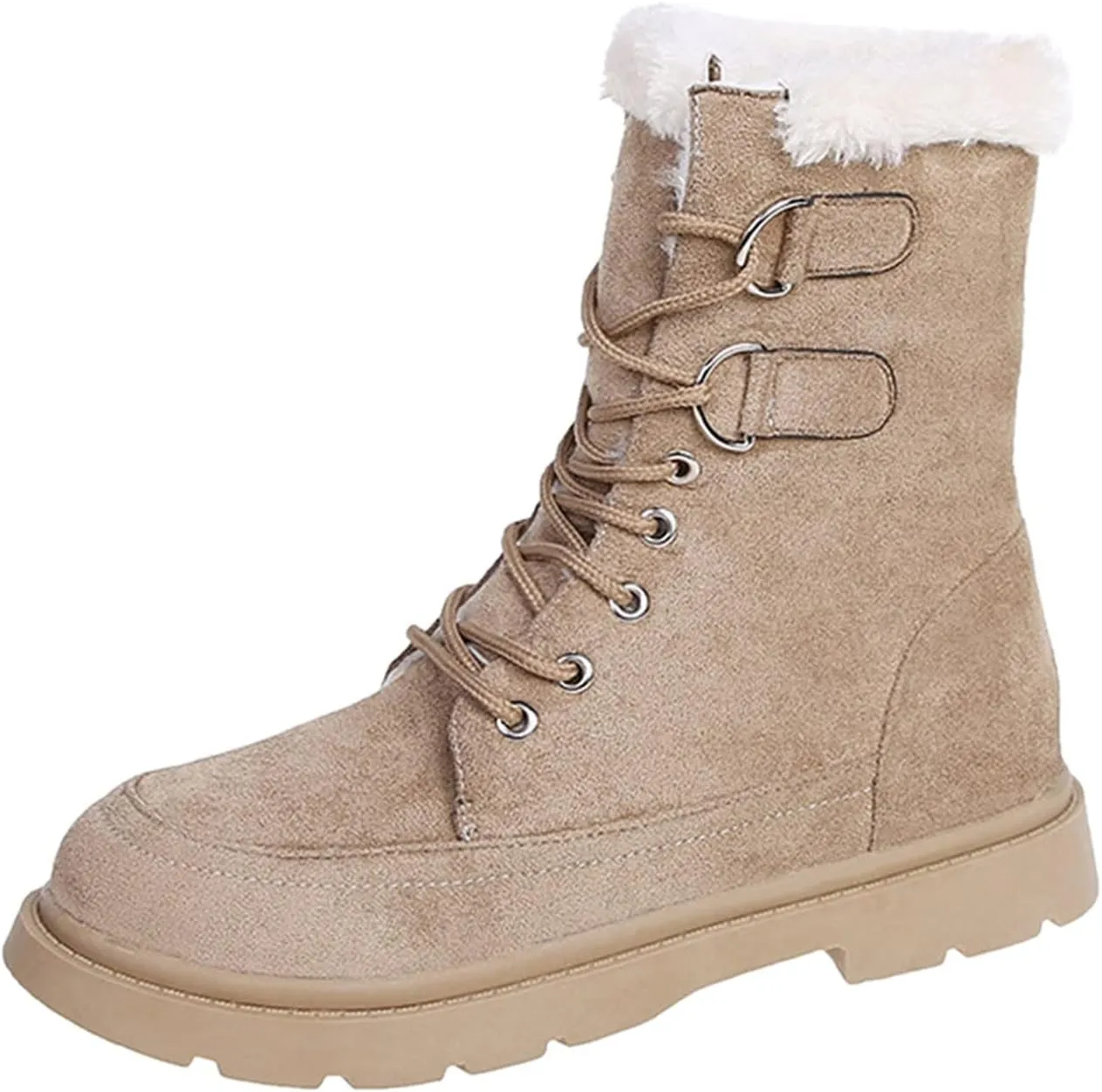 SBGMoSJ Winter Boots for Woman Cute Women's Wide Width Waterproof Slip on Ankle Boots for Swollen Feet Winter Woman Boots Women's Tall Black Winter Boots Waterproof Winter Boots Youth