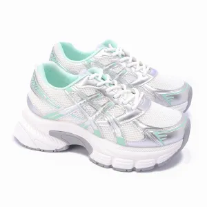 Silver Shadow Retro Running Sneakers-Green