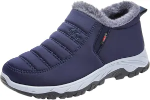 Snow Boots for Women Non Slip Women's Short Snow Boots Fur Boots for Women Winter Short Womens Lightweight Cold Weather Winter Boots, Waterproof Snow Shoes Snow Boots Wide Calf