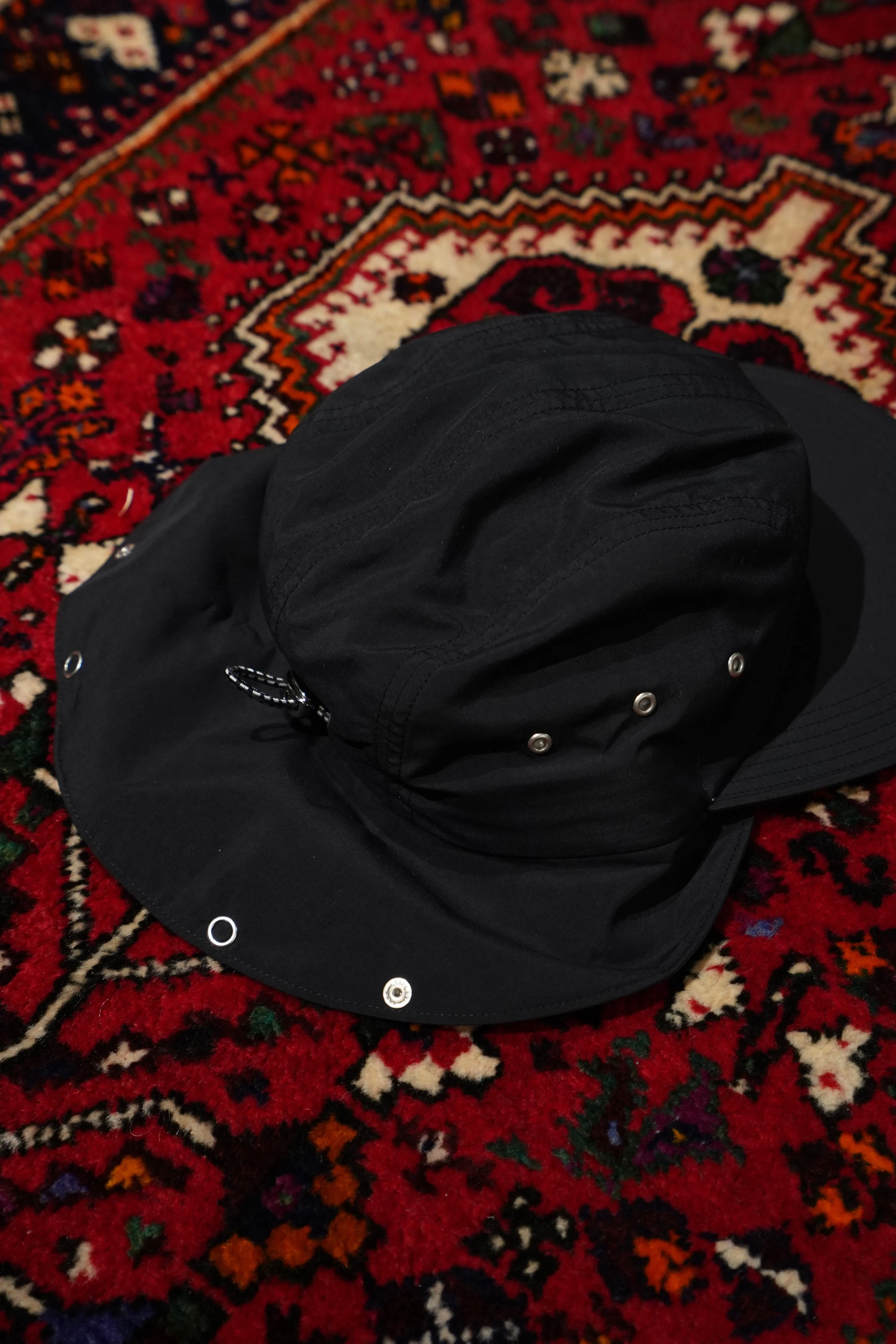 SOLARIS&Co. SUN SHIELD CAP - WINDY (BLACK)