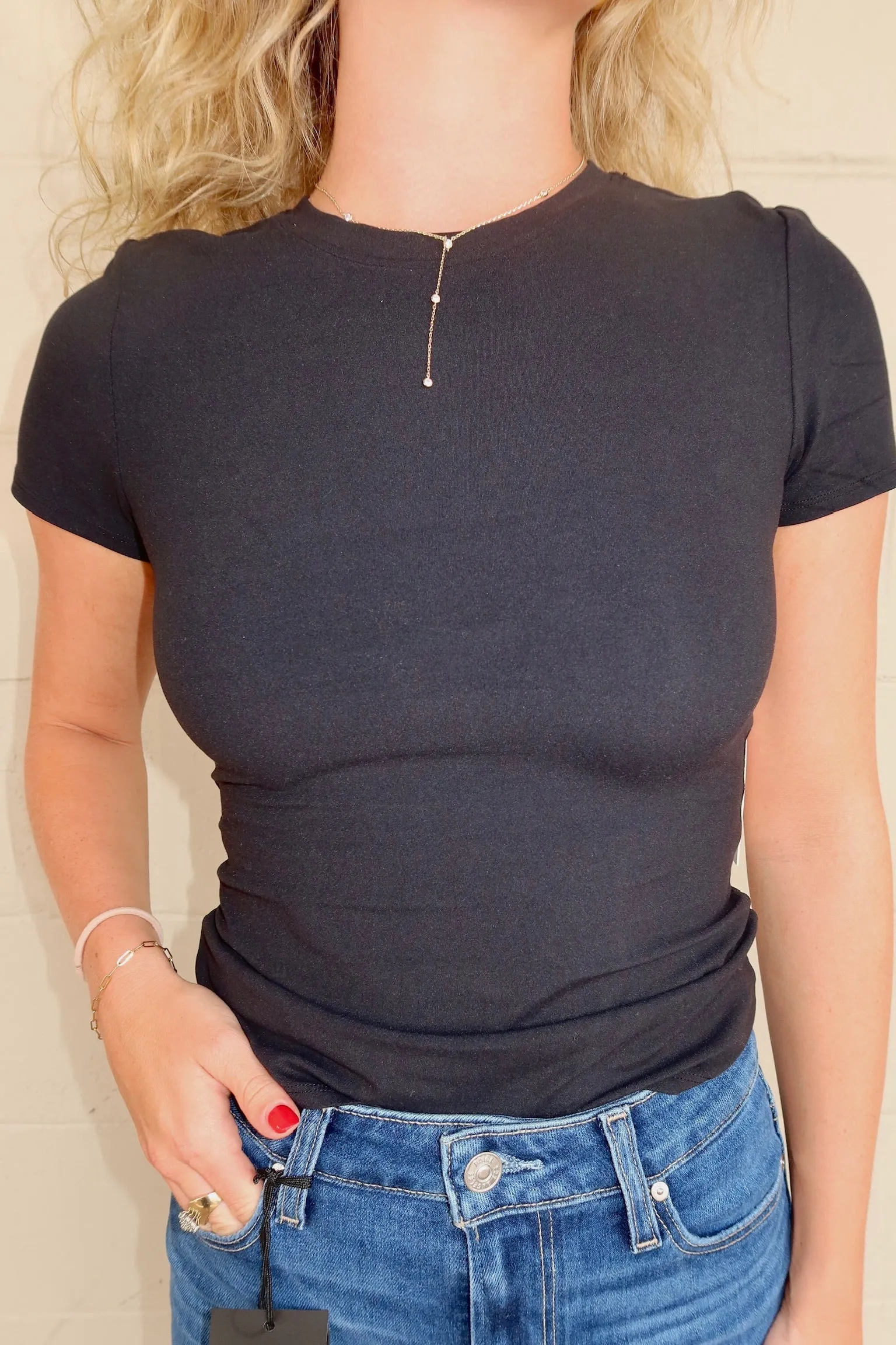 Splits59 Airweight Short Sleeve Tee in Black
