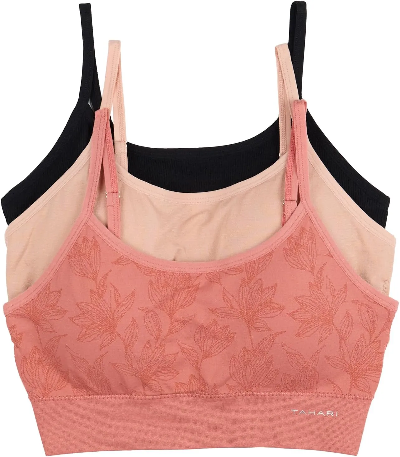 TAHARI Women's 3-Pack Seamless Comfort Bra