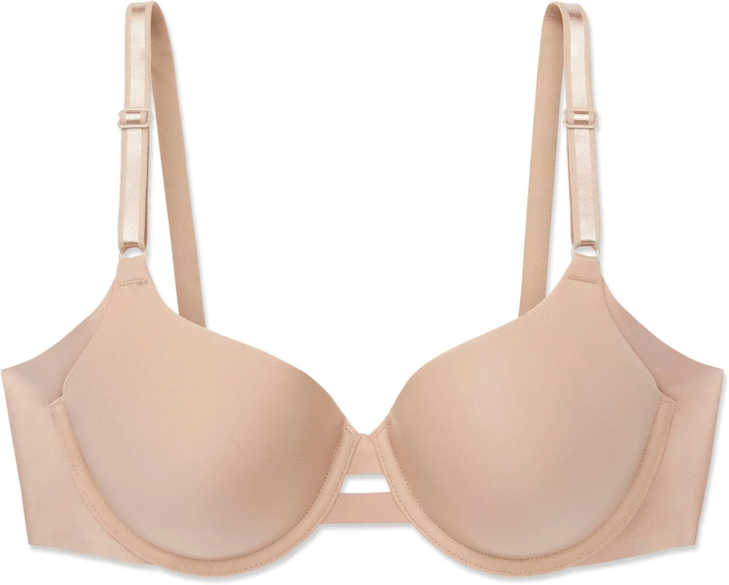 warner's Women's No Side Effects Underarm-Smoothing Comfort Underwire Lightly Lined T-Shirt Bra 1356