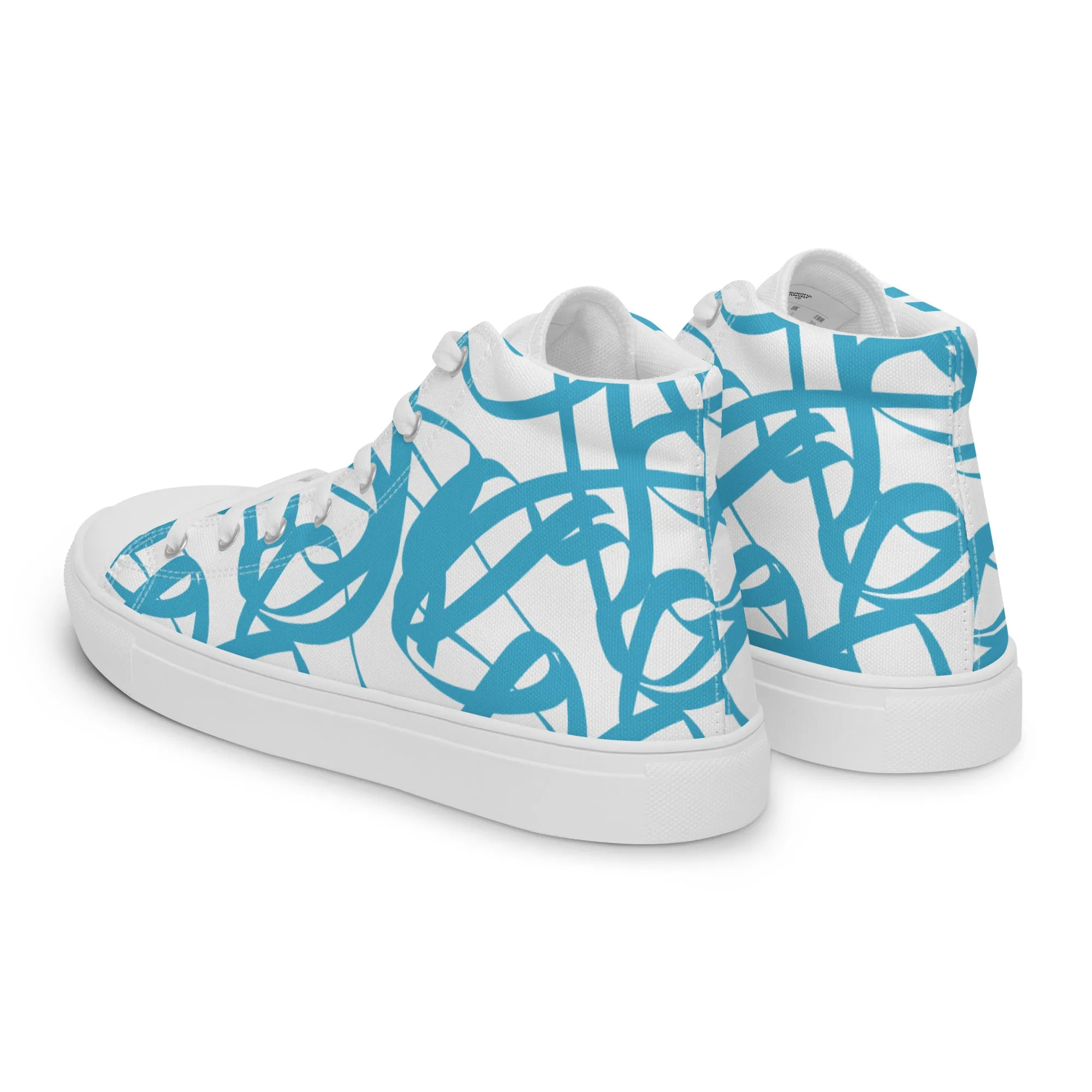 WATER Women’s high top canvas shoes