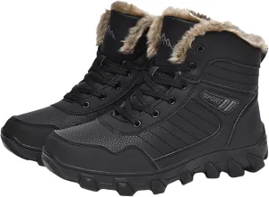 White Furry Snow Boots for Women Short Black Snow Boots Women Fur Lined Boots Womens Warm Boots Womens Winter Boots Waterproof Insulated Ankle Early Prime of Day Deals 2024