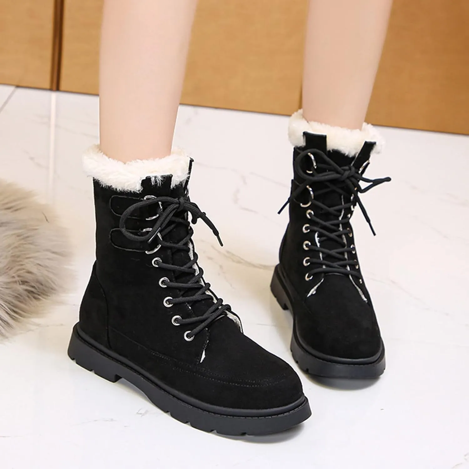 Winter Boots for Women Knee High Snowboard Boots Womens 9.5 White Warm Winter Boots Women Size 11 Tall Snow Boots Waterproof Womens Boots Wide Width