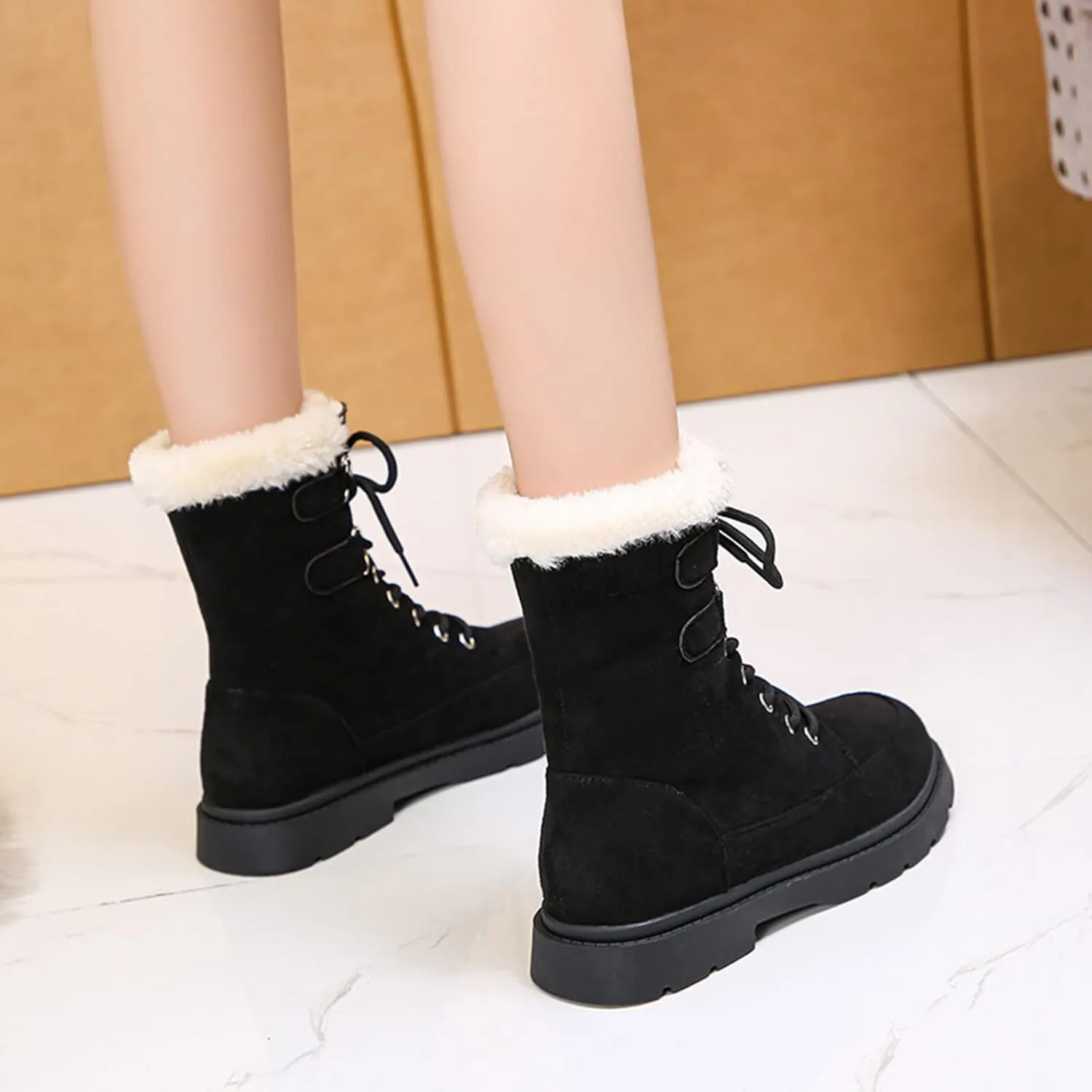 Winter Boots for Women Knee High Snowboard Boots Womens 9.5 White Warm Winter Boots Women Size 11 Tall Snow Boots Waterproof Womens Boots Wide Width