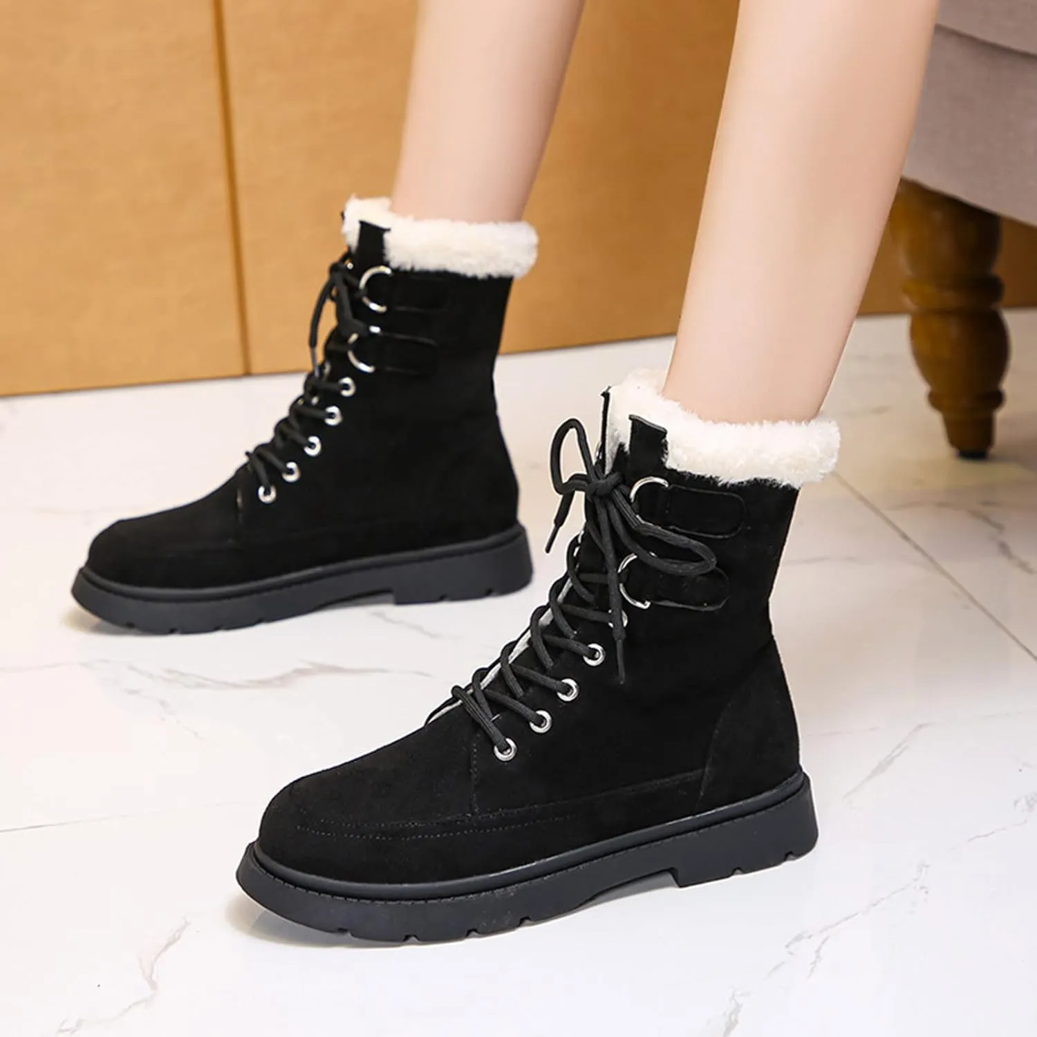 Winter Boots for Women Knee High Snowboard Boots Womens 9.5 White Warm Winter Boots Women Size 11 Tall Snow Boots Waterproof Womens Boots Wide Width