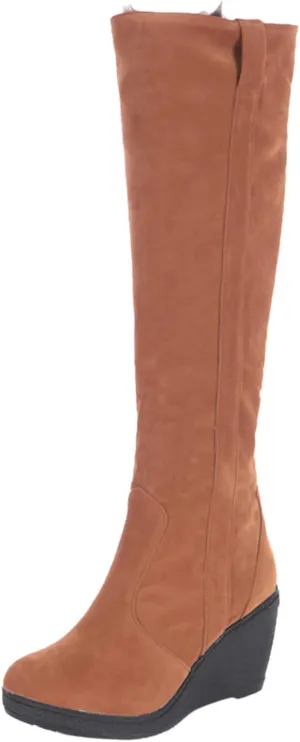 Winter Boots for Women Snow Boots for Women Comfortable Flock Fall and Winter Warm Snow Long Boots Knee High Shoes