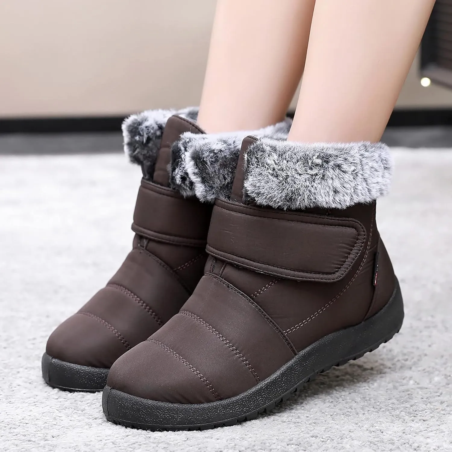 Winter Snow Boots for Women 2023 Trendy Womens Size 7 Winter Boots Pink Cute Winter Boots Women Size 8 Slip on Women Boots Winter Ankle Winter Boot for Women 2023 Trendy