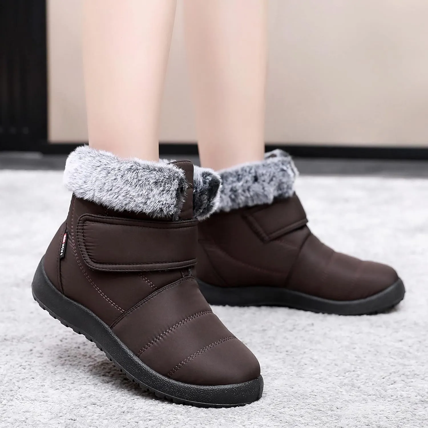 Winter Snow Boots for Women 2023 Trendy Womens Size 7 Winter Boots Pink Cute Winter Boots Women Size 8 Slip on Women Boots Winter Ankle Winter Boot for Women 2023 Trendy