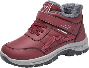 Winter Snow Boots for Women Extra Wide Calf Women's Slip on Work Boots Waterproof Womens Winter Warm Knee High Down Snow Boots Waterproof Zapatos De Nieve Para Mujer Botas De Trabajo Para Nieve
