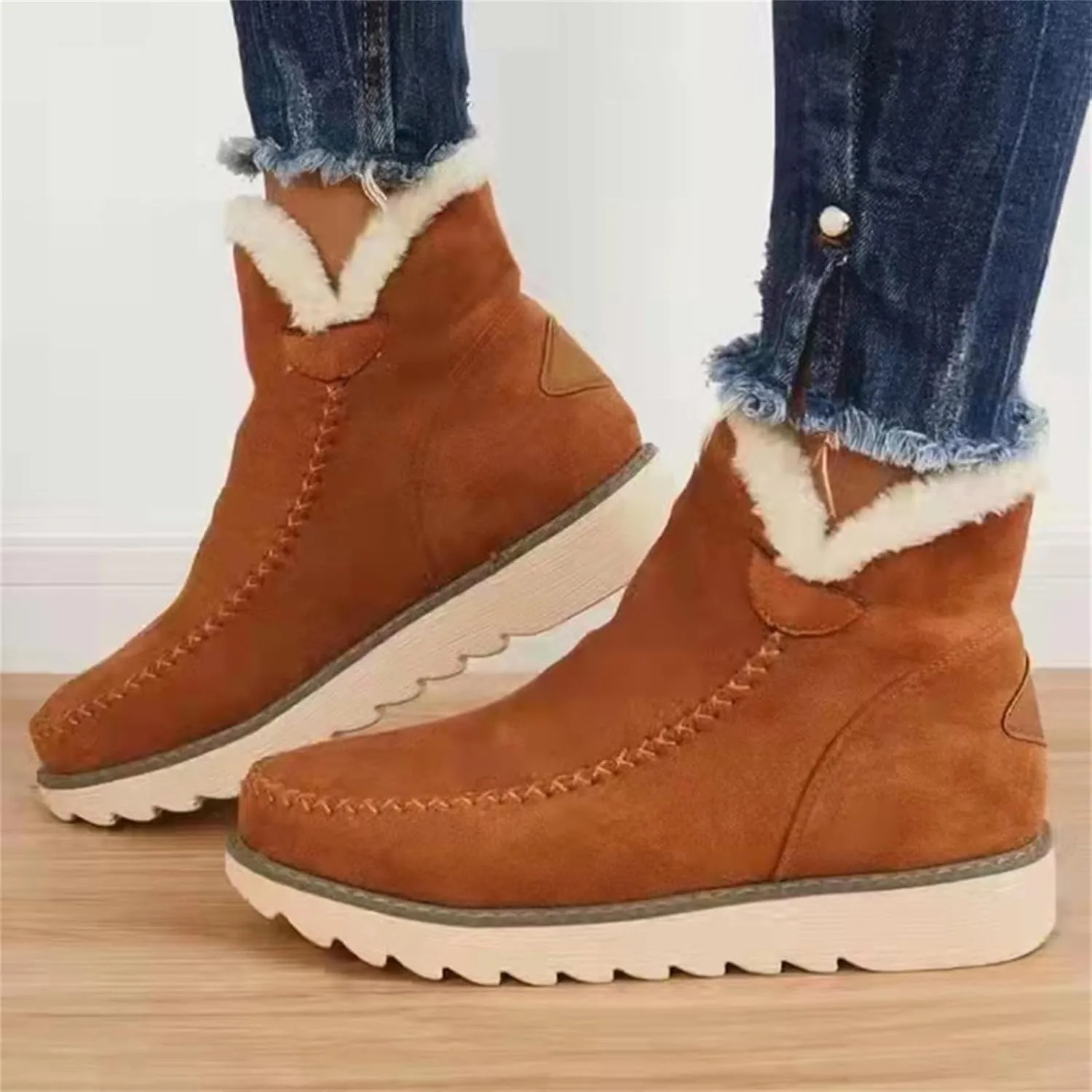 Winter Tall Boots for Women 2023 Trendy Womens Snow Boots Ankle Winter Boots Women Size 8 Knee High Winter Boots for Women Wide Width Botas De Invierno De Mujeres Peludas