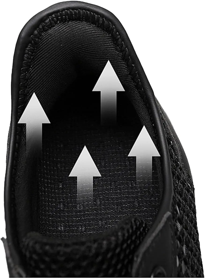 Women's Chunky Platform Comfort Orthopedic Wedge Walking Shoes Breathable Mesh Lace Up Lug Sole Casual Non-Slip Running Shoes