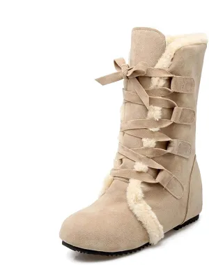 Women's Lace up Flat Ankle Boots, Lightweight Autumn Short Boots, Classic Date Winter Boots