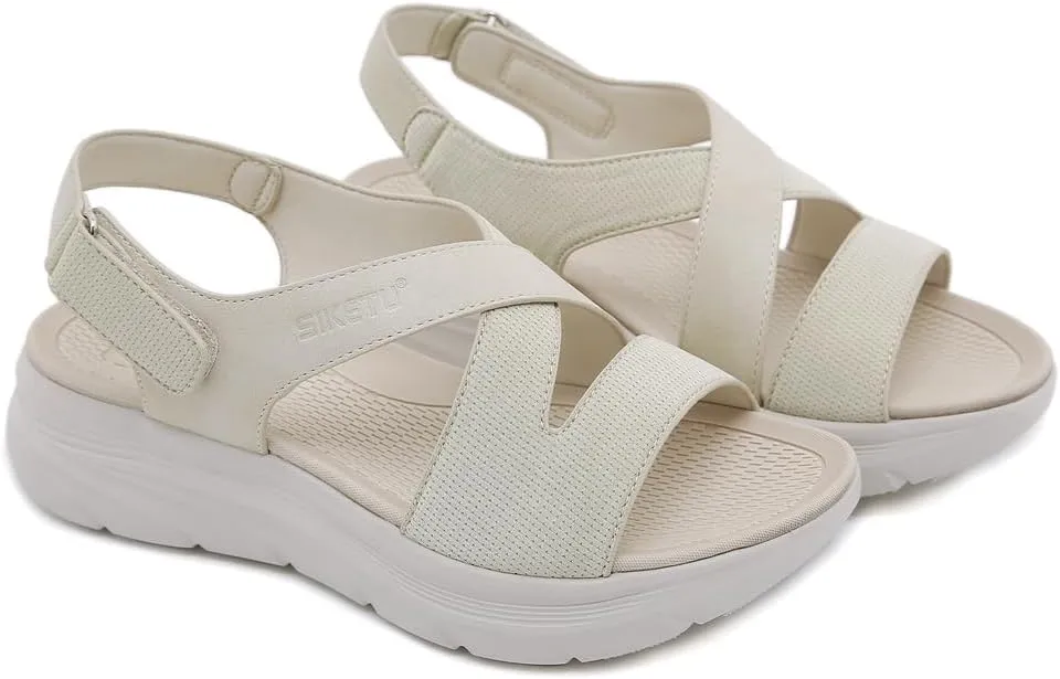 Women's Walking Sports Athletic Sandals Comfortable Outdoor Hiking Arch Support Slingback Casual Summer Beach Shoes