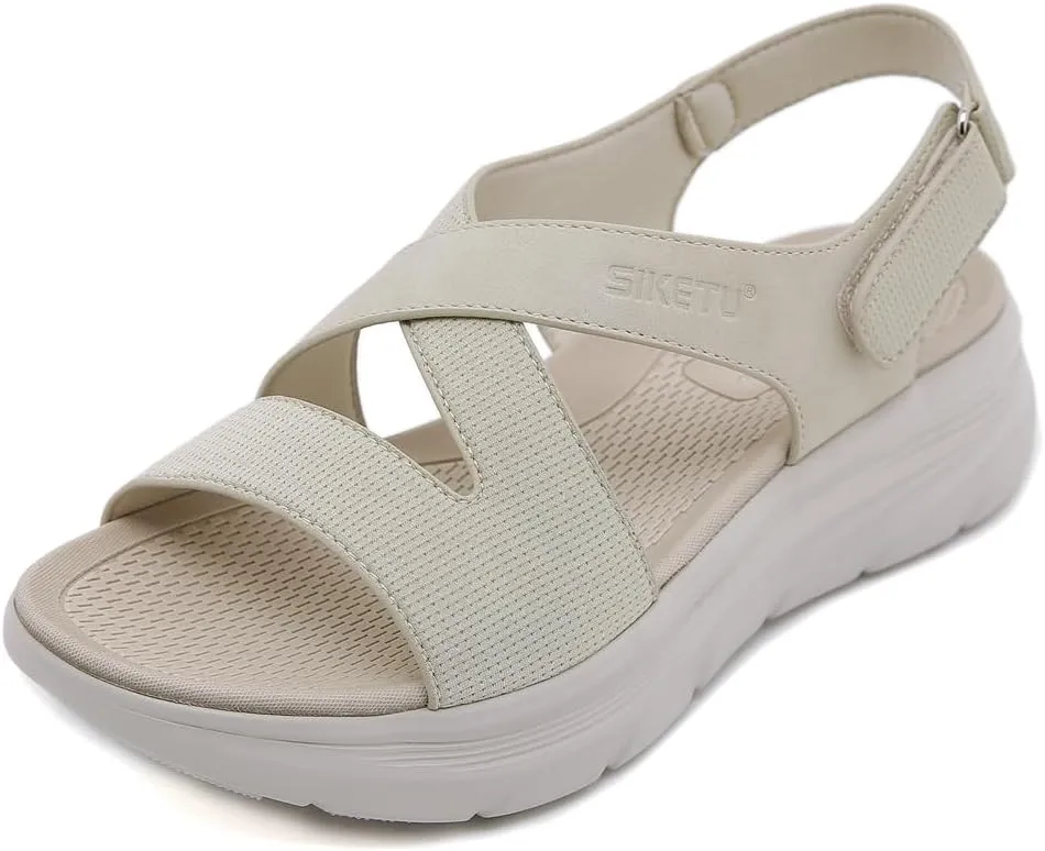 Women's Walking Sports Athletic Sandals Comfortable Outdoor Hiking Arch Support Slingback Casual Summer Beach Shoes