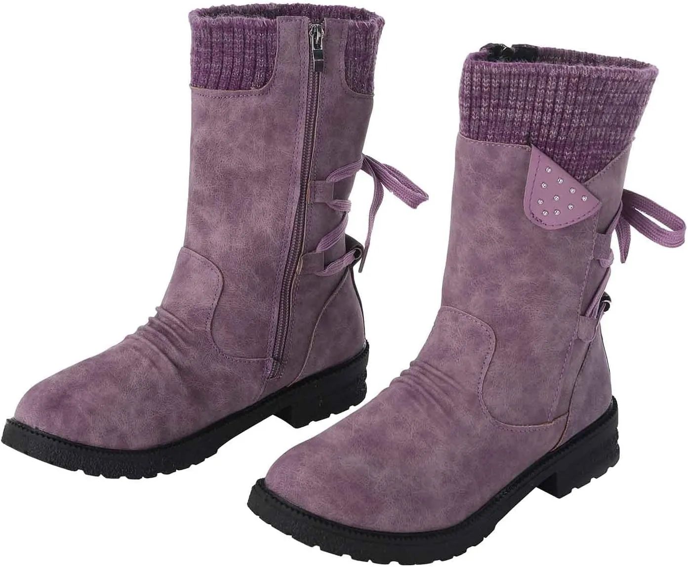 Women's Wide Width Go Snow Boots Womens Hiking Boots Waterproof Winter Boots for Women Snow Comfortable Ankle Boots for Women Walking All Day Waterproof Botas De Invierno Para Mujer Con Tacones