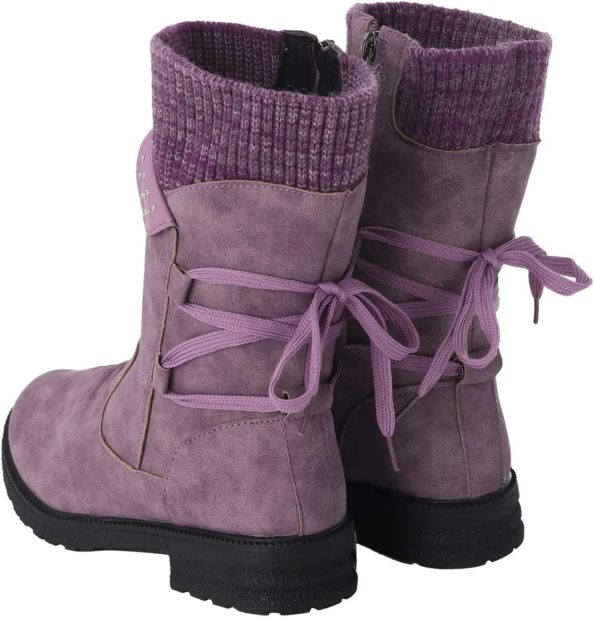 Women's Wide Width Go Snow Boots Womens Hiking Boots Waterproof Winter Boots for Women Snow Comfortable Ankle Boots for Women Walking All Day Waterproof Botas De Invierno Para Mujer Con Tacones