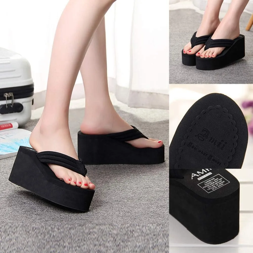 ZSpzx Women Wedge Sandals 2025,Summer Beach Vacation Height Increase Slippers Comfortable Indoor/Outdoor Ladies Dress Soft Cushion Walking Footwear Fashion Breathable Clip Toe Casual Shoe Daily Wear
